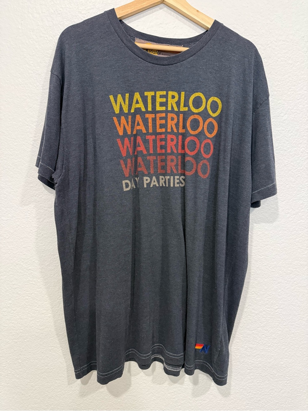 Aviator Nation rare Waterloo Day Party tee, XXL